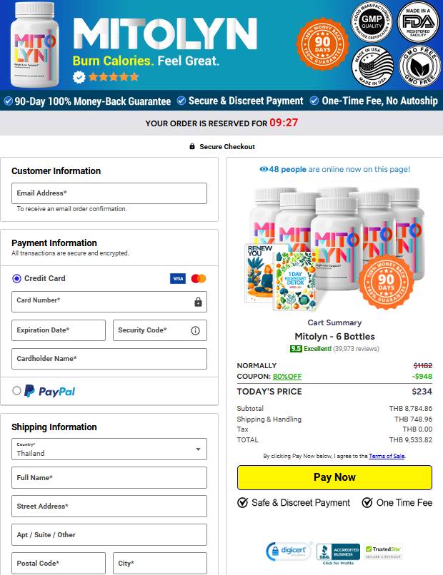 Mitolyn - secure Order Page